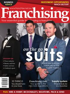 Franchising. Your essential guide to buying a franchise 2014-03 - May & June 2014 | ISSN 1321-408X | CBR 96 dpi | Mensile | Professionisti | Franchiising | Commercio
This leading consumer publication is for anyone looking to buy into the franchising industry. 
Each issue of Franchising will provide you with: 
- Inspirational stories of franchise success
- Pertinent issues in franchising with comment from the industry
- Practical knowledge and advice on what to do to secure a franchise investment
- Management tips on how to avoid some of the challenges of running a franchised business.
- Easy signposts to direct the reader
- An accessible, business-minded format to aid the reader's experience
Don't miss out on sections such as:
- Inspire reveals the fantastic real-life experiences of both franchisees and franchisors, who are achieving great things with their businesses.
- Opportunities puts the spotlight on four sectors each issue, delving into the business challenges and benefits.
- Issues addresses the big picture concepts that help a purchaser best match their needs to the right franchise system.
How To section will include regulars on due diligence, financials, marketing, training, legal and columns.