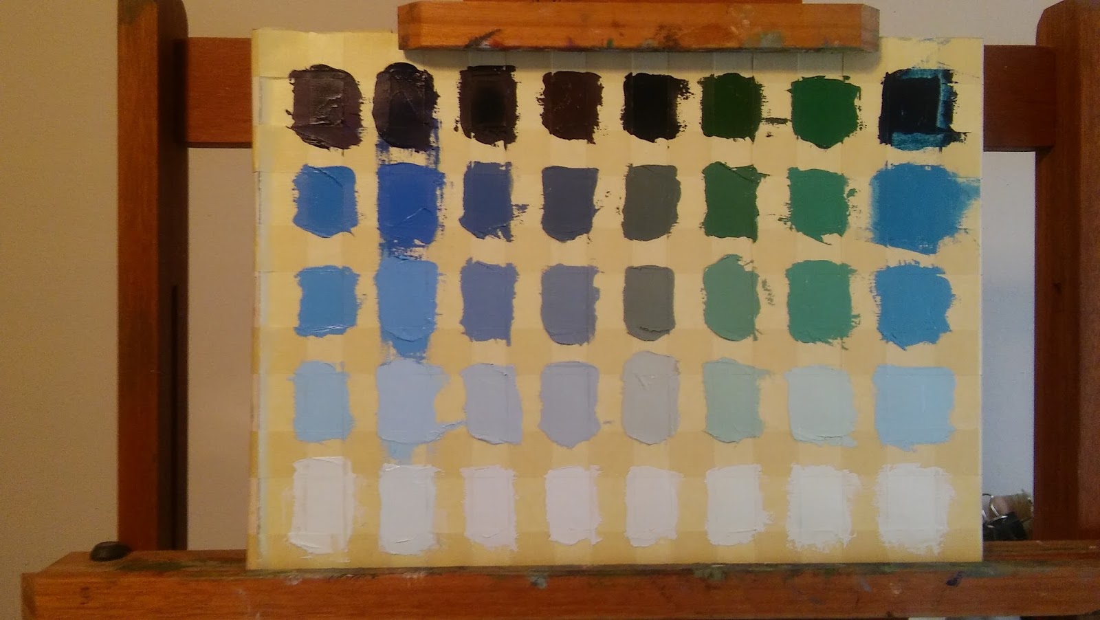 Wet On The Easel by Monique Chartier Unit I, Lesson 8Phthalo Blue