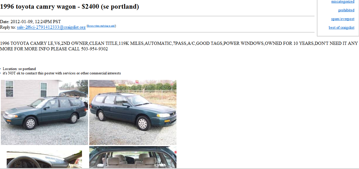 Craigslist Cars For Sale In Medford Oregon Craigslist Cars For Sale In Medford Oregon