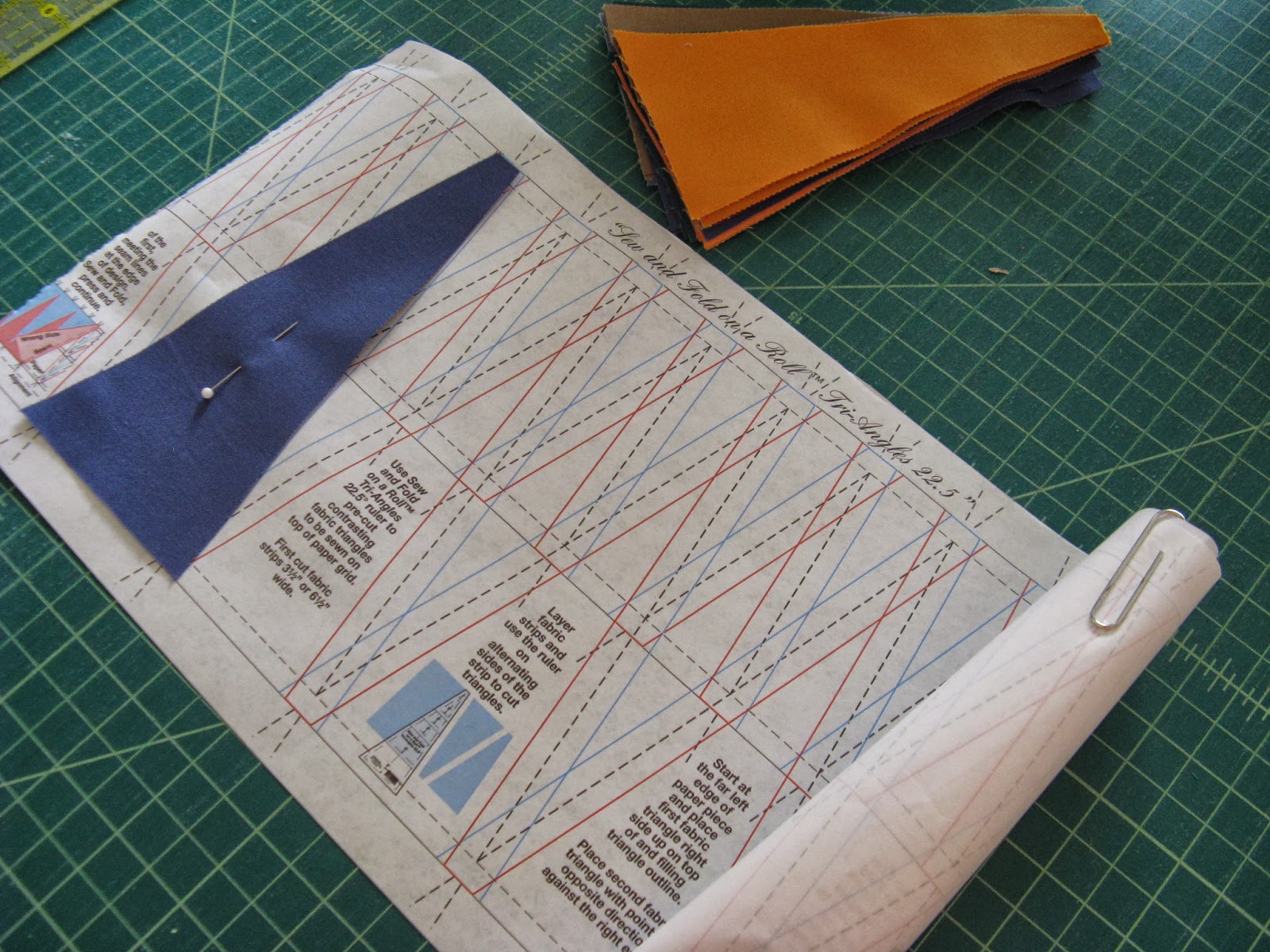 22.5 Degree TriAngle Tutorial with Triangles On A Roll Triangles on