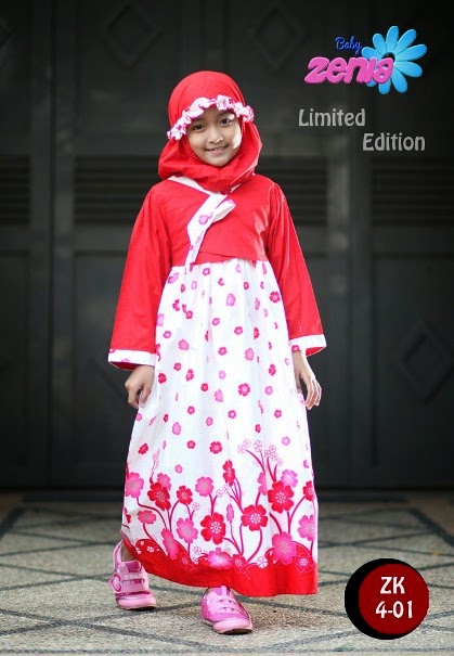 contoh baju muslim anak