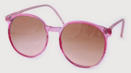 PINK CHEAP VINTAGE STYLE SUNGLASSES