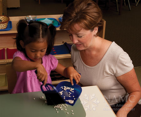 NAMC montessori practical life more than chores sweeping spill