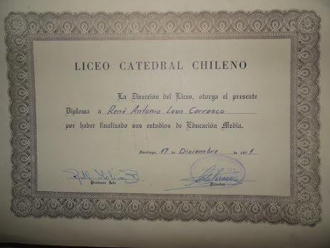 Licencia Licachina de René Antonio Leon Carrasco