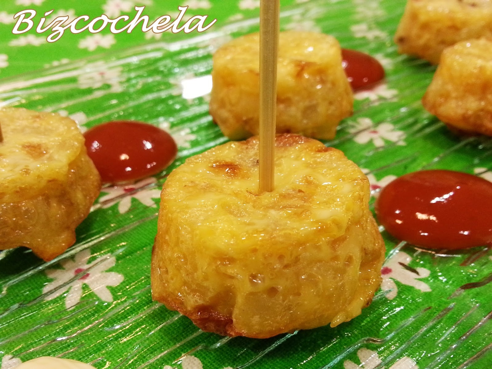 PINCHOS DE TORTILLA ESPAÑOLA AL HORNO