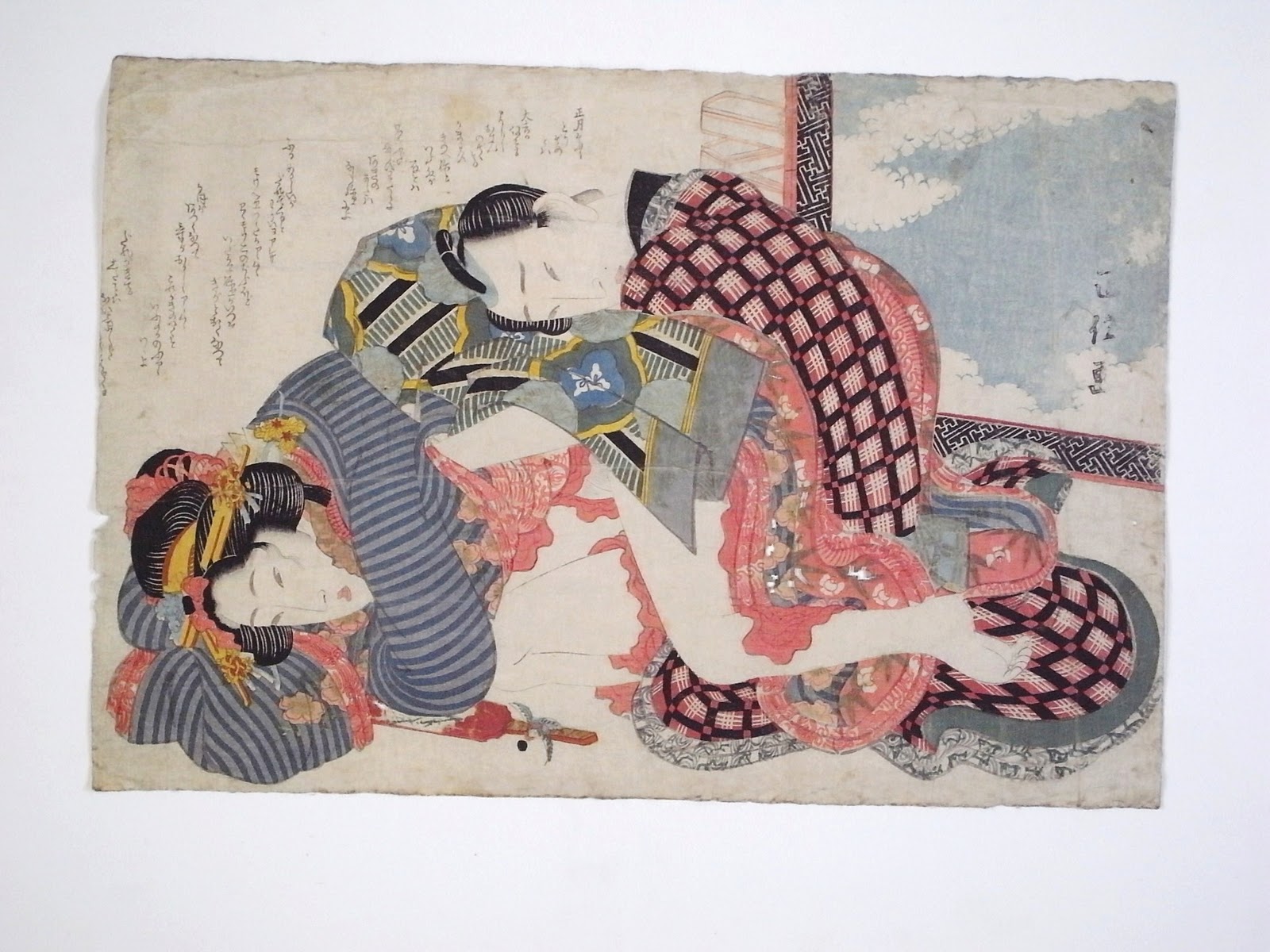 Shunga 's prints by Eisen ( circa 1810's). 