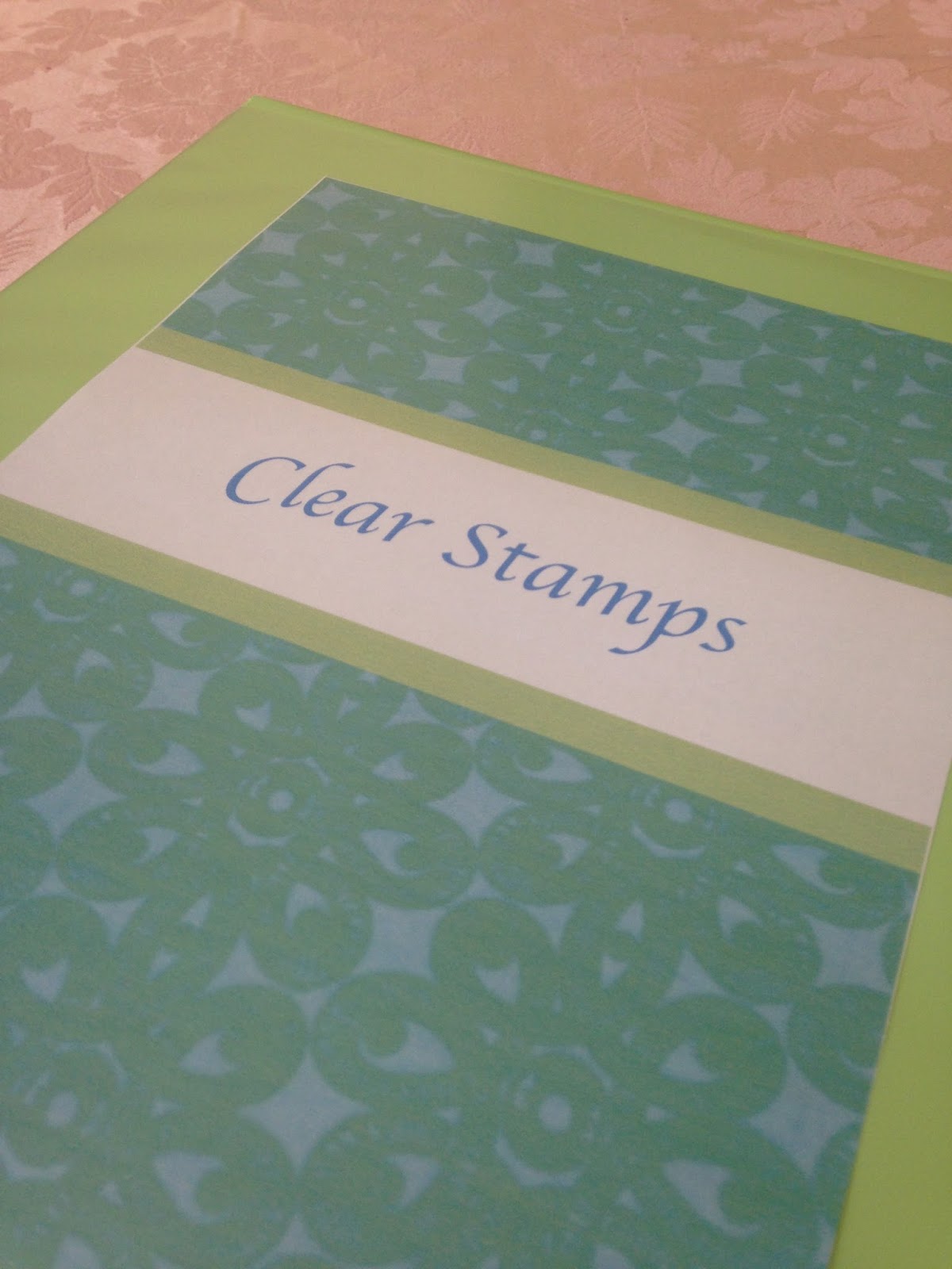 Kraftie Katie DIY Clear Stamp Storage