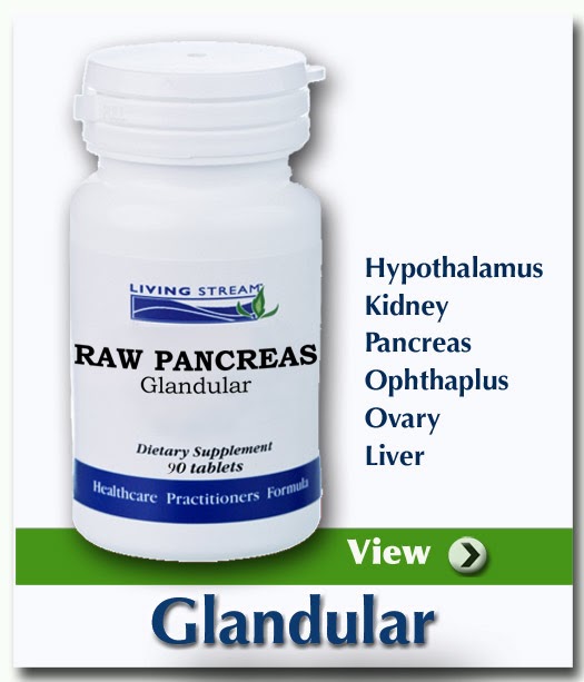 Living Stream Health Glandulars Raw Pancreas Glandular