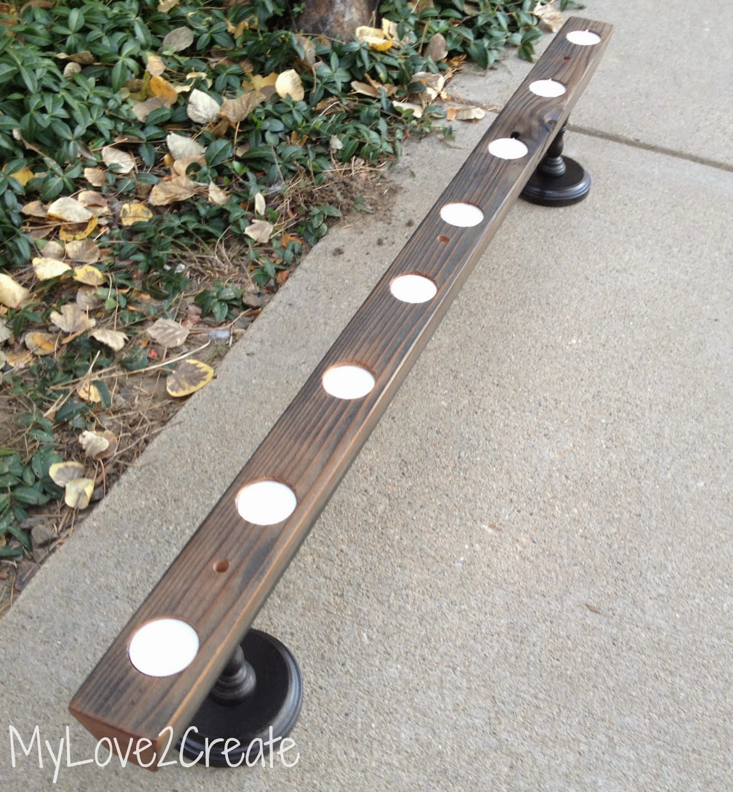 Rustic Candle Holder Tutorial My Love 2 Create