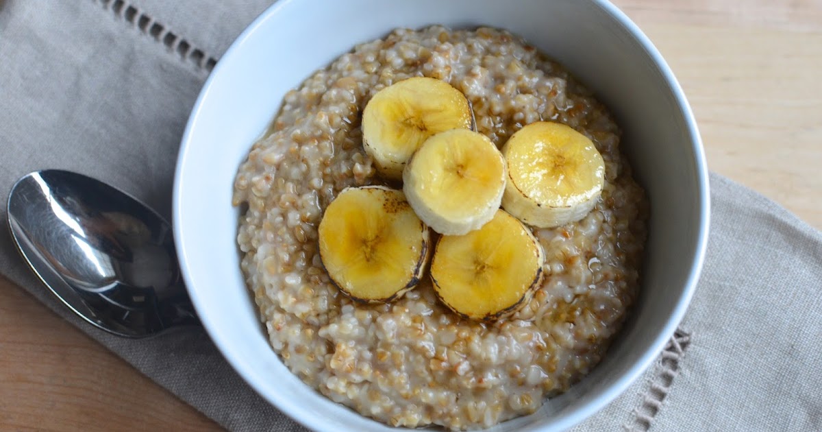 Toasted steel-cut oatmeal with brûléed bananas - Playing with Flour