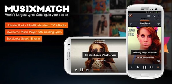 MusiXMatch Android App MusiXMatch Android App