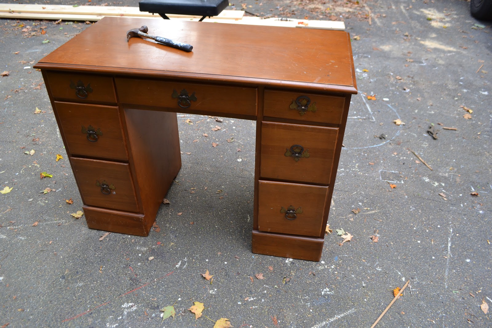Heir and Space A Sweet Vintage Maple Desk