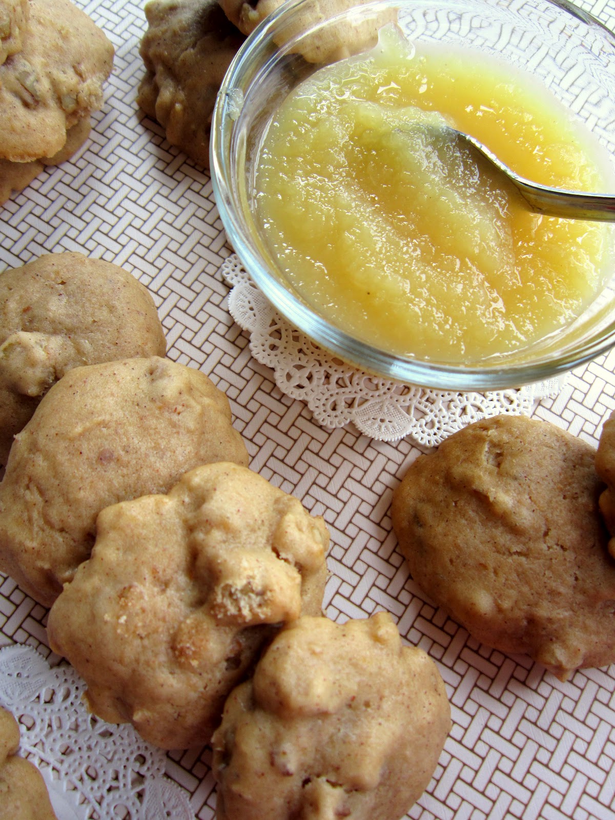 The Haphazard Baker Applesauce Walnut Cookies