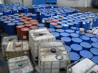 used vegetable oil ready to be used as biodiesel