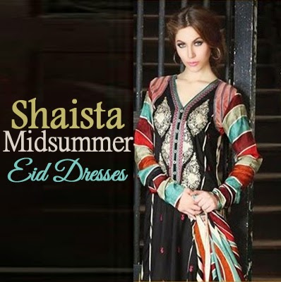 Shaista Cloth Midsummer Eid Dresses Collection Shaista Cloth Midsummer Eid Dresses Collection