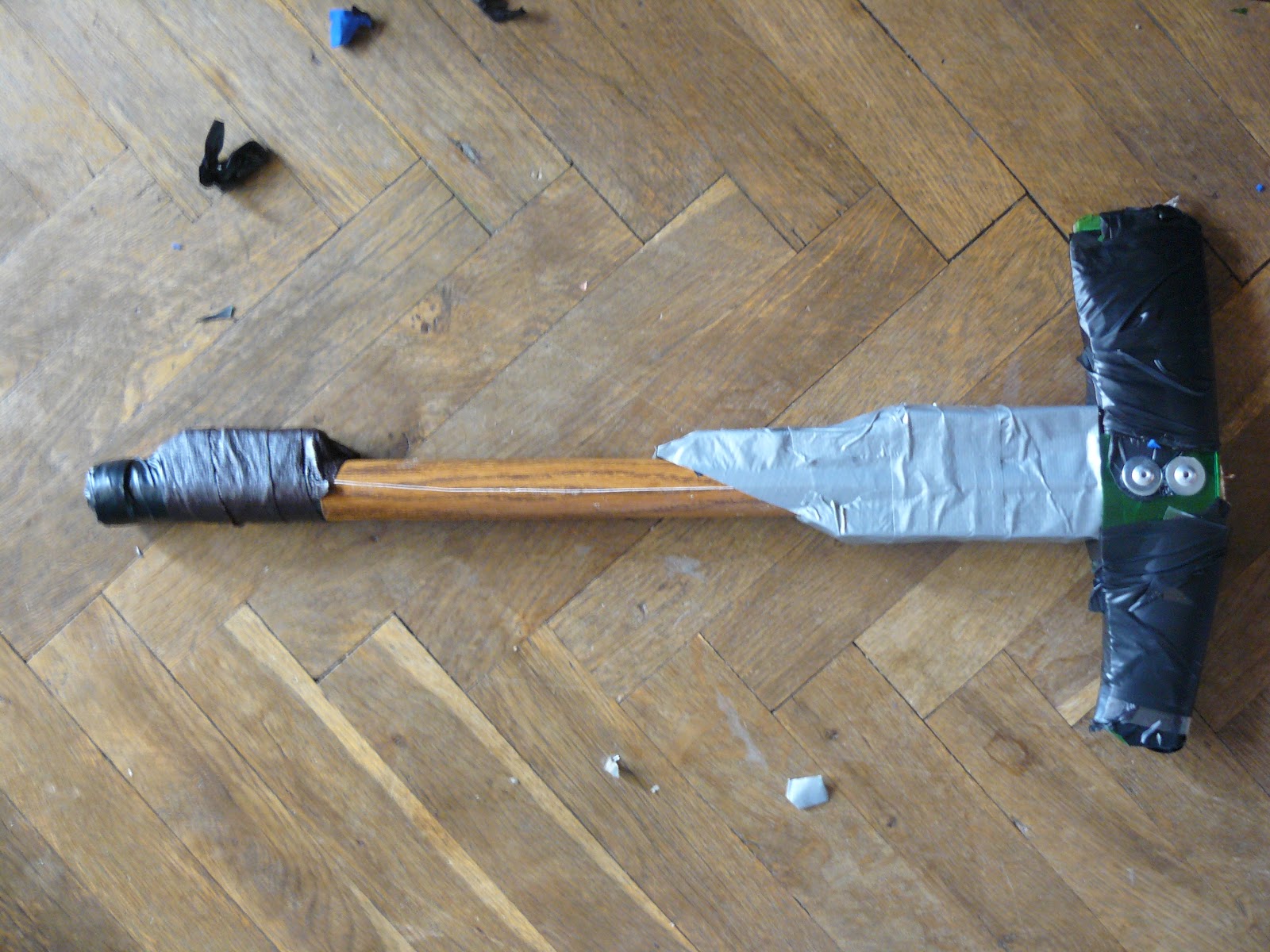 Buskador's LARP How to make a larp boffer war hammer