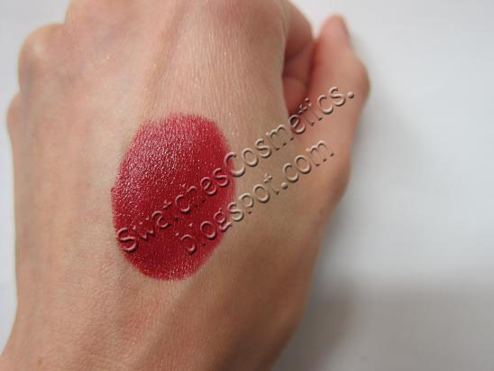  Swatches Cosmetics Свотчи Косметики Губная помада для губ Lipstick Elizabeth Arden №02 Cranberry Cream