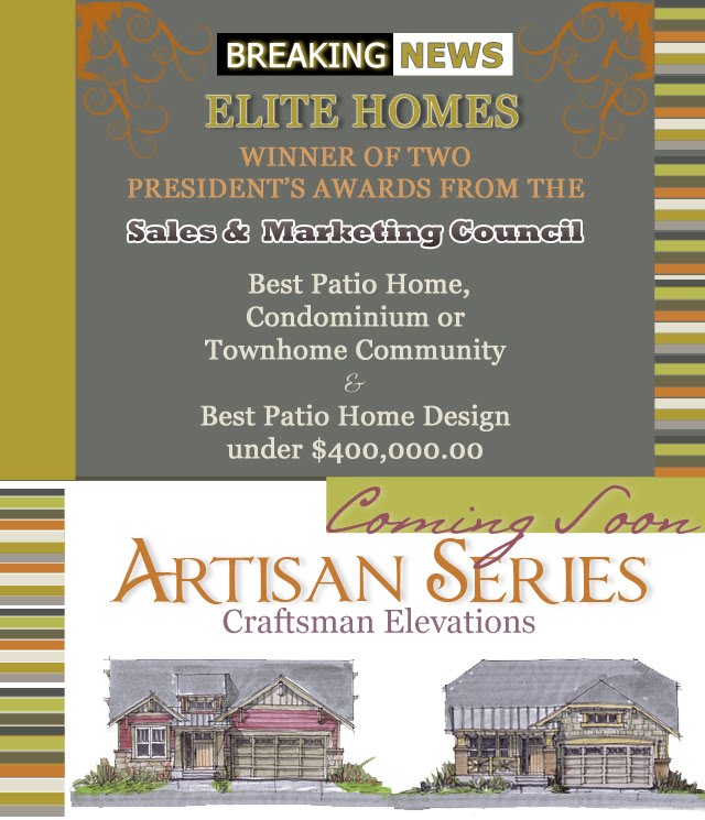 Elite Homes Winner of Two Presidents Awards from the Sales & Marketing