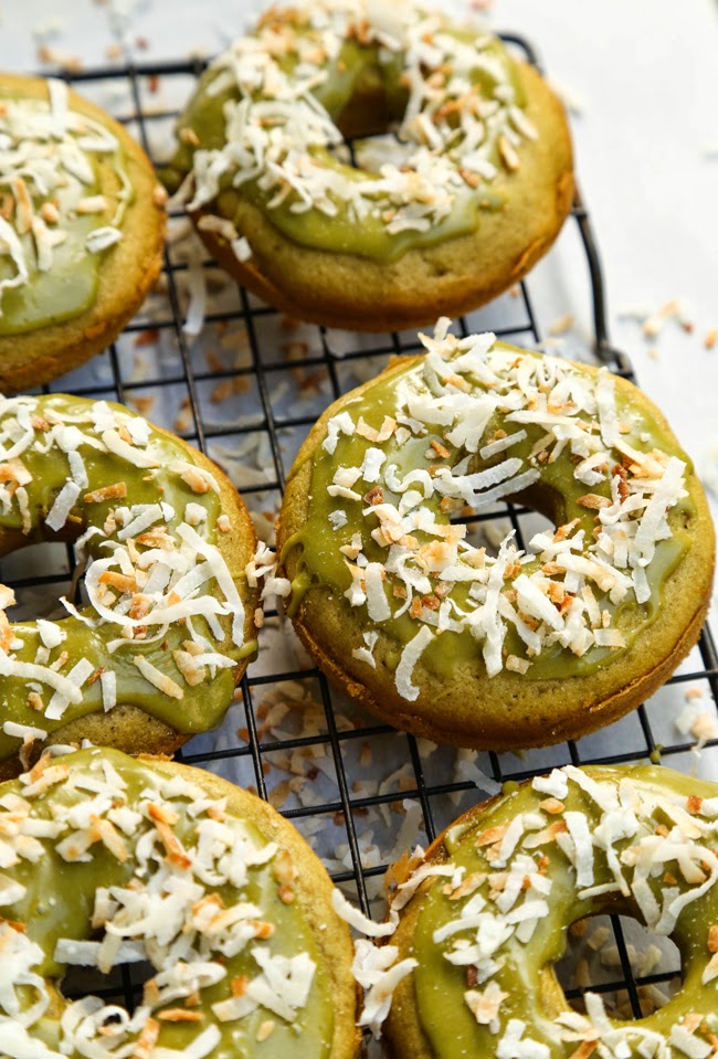 Amanda k. by the Bay Green Tea & Coconut Donuts