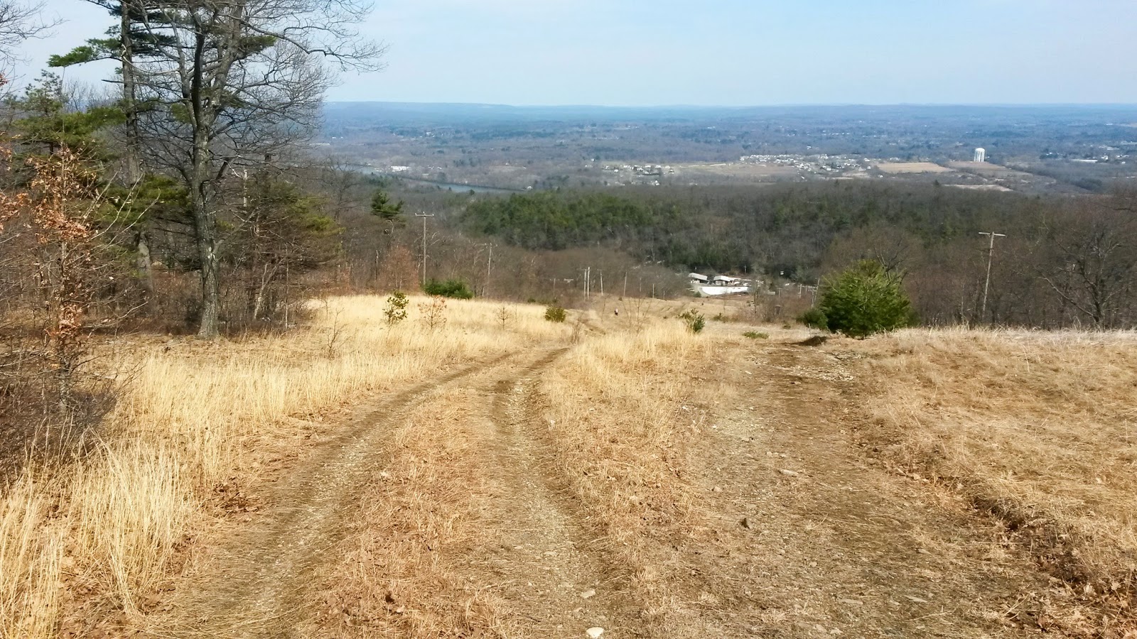 old ski trail at Mt. Tom in Holyoke, MA (photo by Ben Kimball)