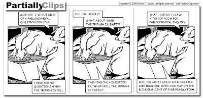 The philosophy of pigs at the trough