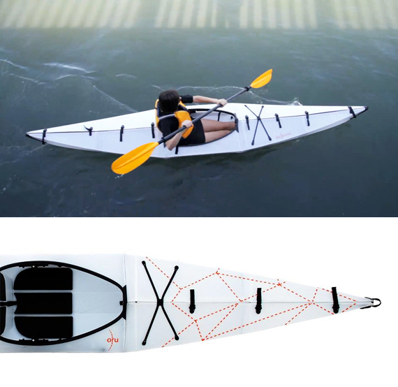 Futurix Oru Kayak, la canoa pieghevole come un origami