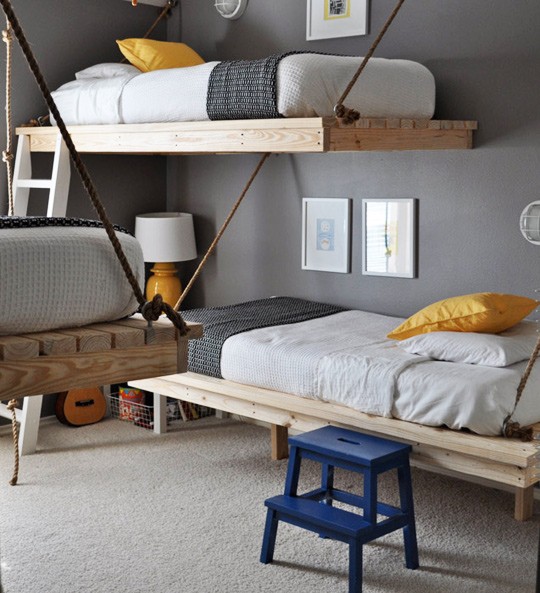 Newly Domesticated Am I Too Old For Bunk Beds Rope Bunk Beds From Oh Dee Doh