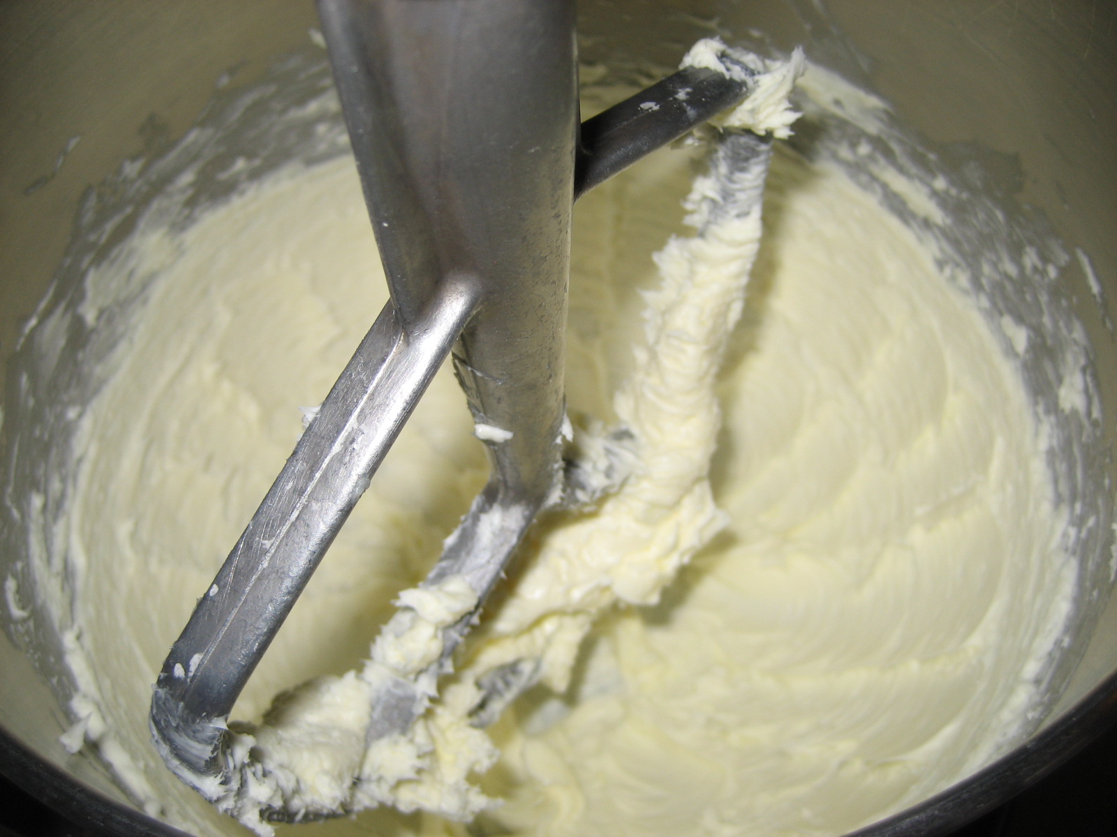 Dinner in the Life of a Dad—Red Velvet Cookies: Cream butter and sugar for fluffy cookies