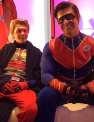 Captain Man Costume worn by Raymond Manchester (Cooper Barnes) in Henry  Danger TV series (Season 1)