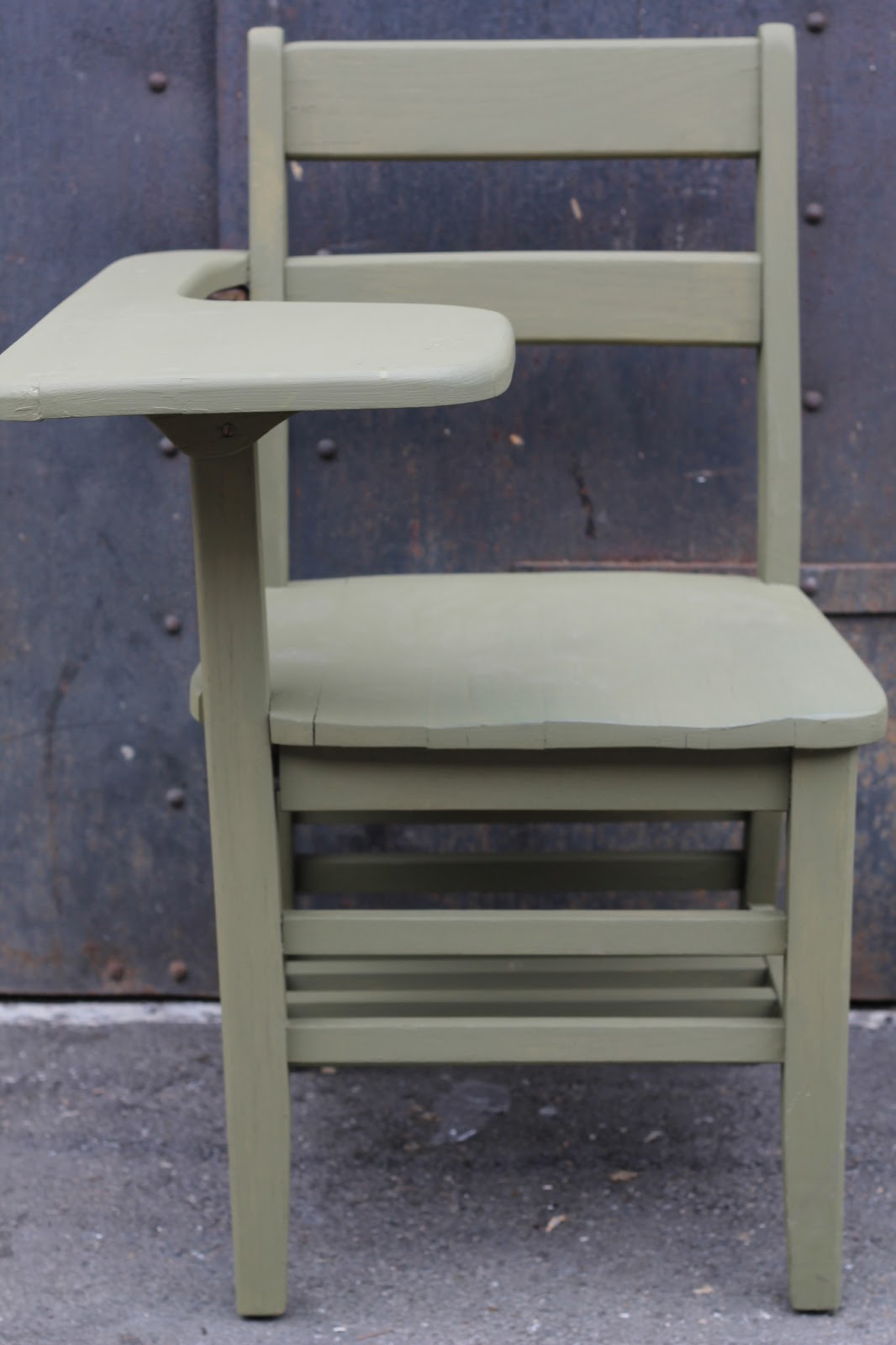 Walrus Painted Old School Desk