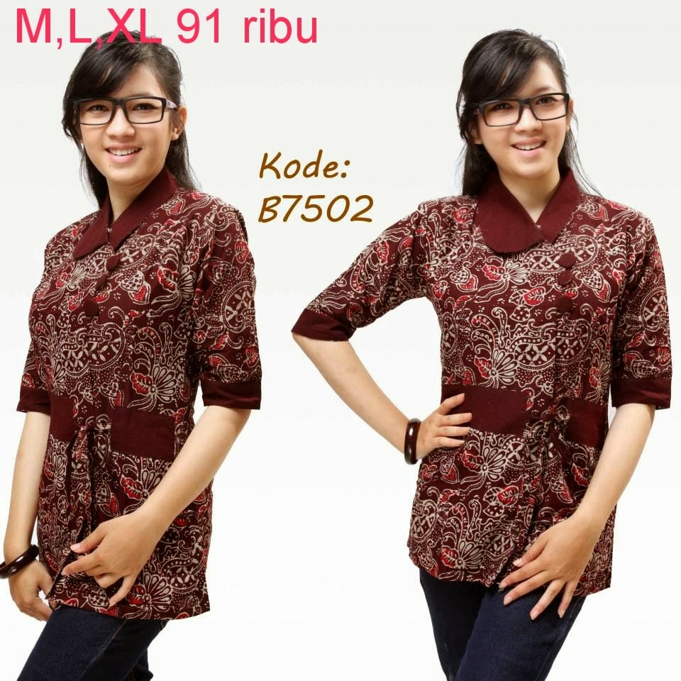 20 Contoh model foto baju batik kerja terbaru 2015 20 Contoh model foto baju batik kerja terbaru 2015