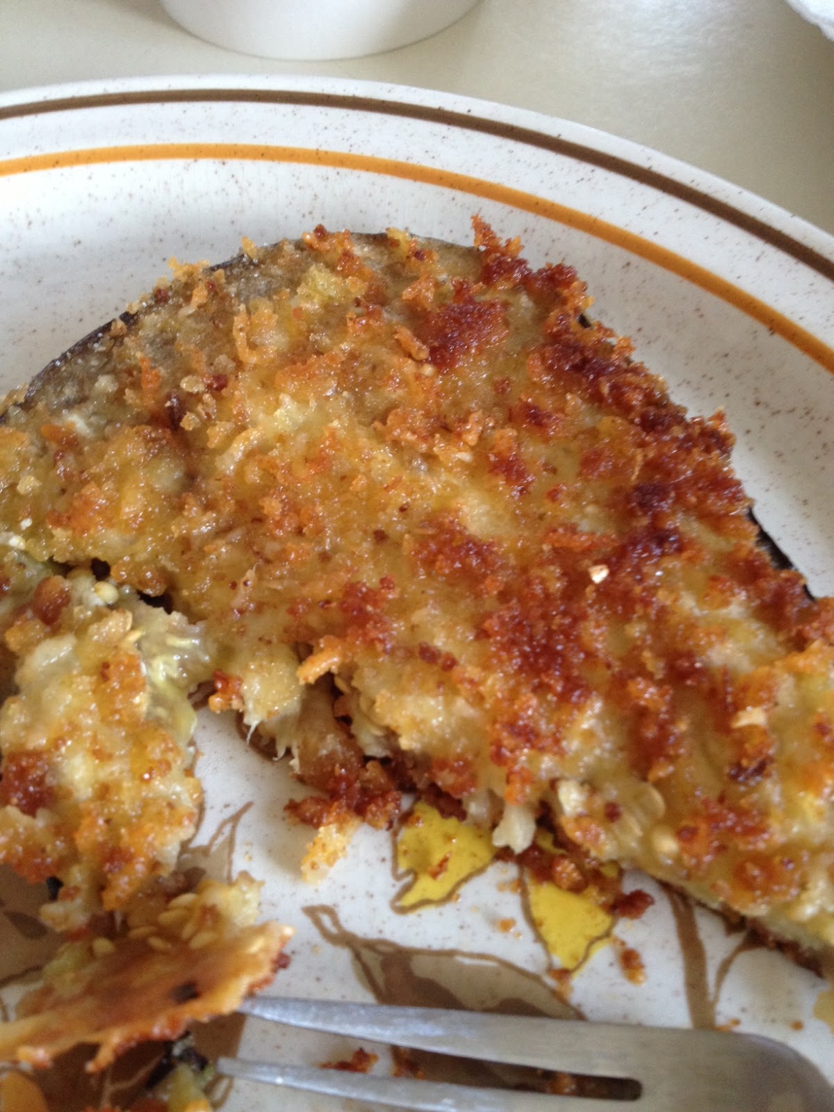 The Homemade and Dairy Free Kitchen Breaded Eggplant Parmesan