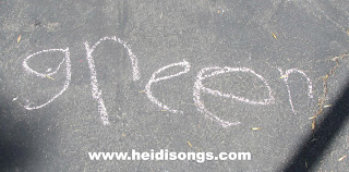 Sight Word Chalk - HeidiSongs