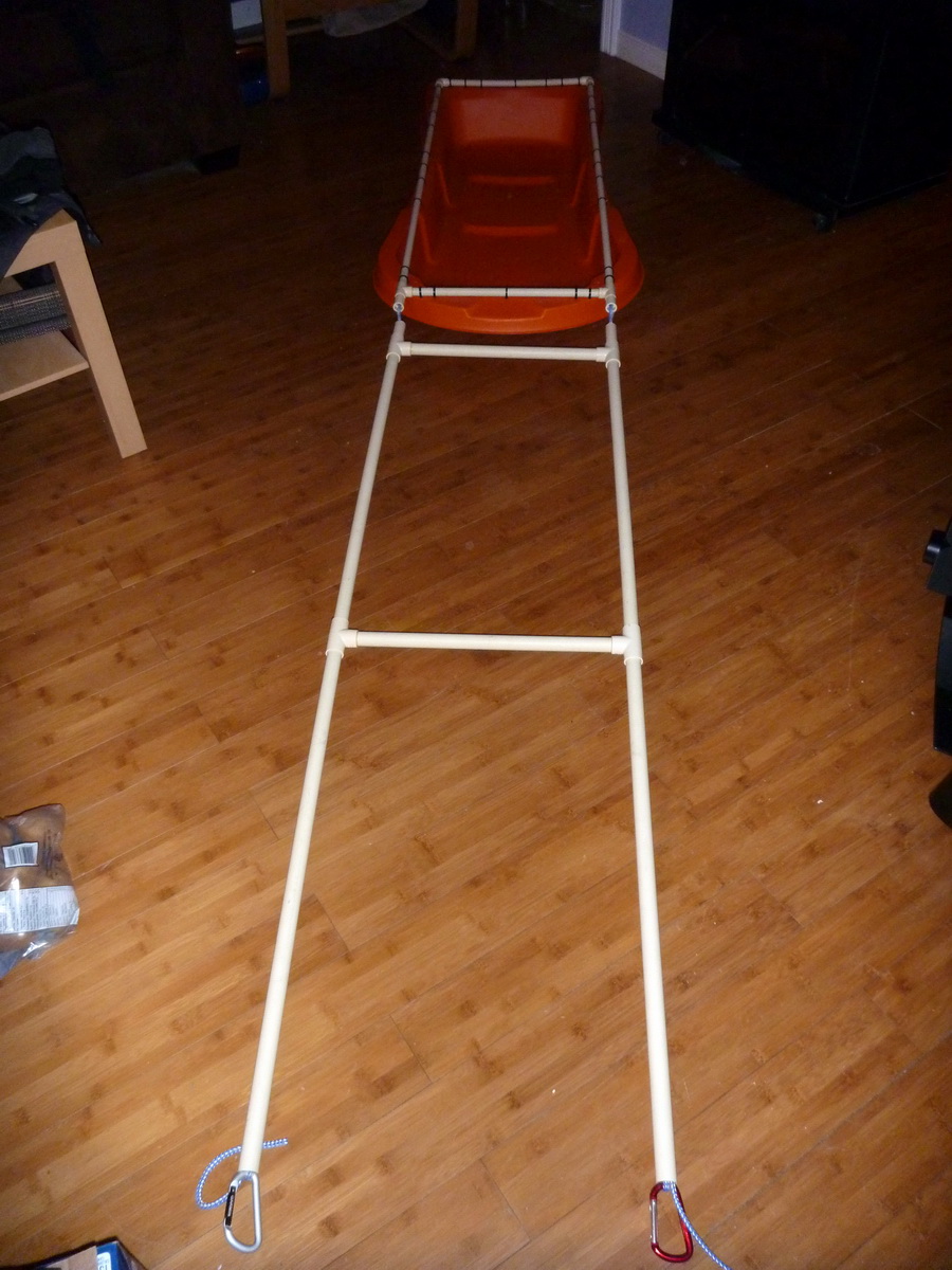 Outdoor Jay Building a Pulk Sled