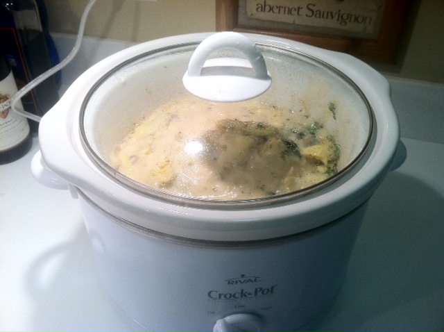 Bright-Eyes & Bushy-Tales: Spinach Artichoke Crock Pot Chicken