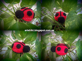 mariquita amigurumi crochet ganchillo ladybug insect animal