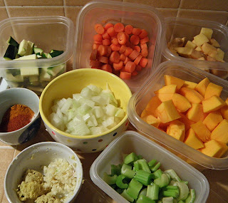 All Veggie and Spice Ingredients