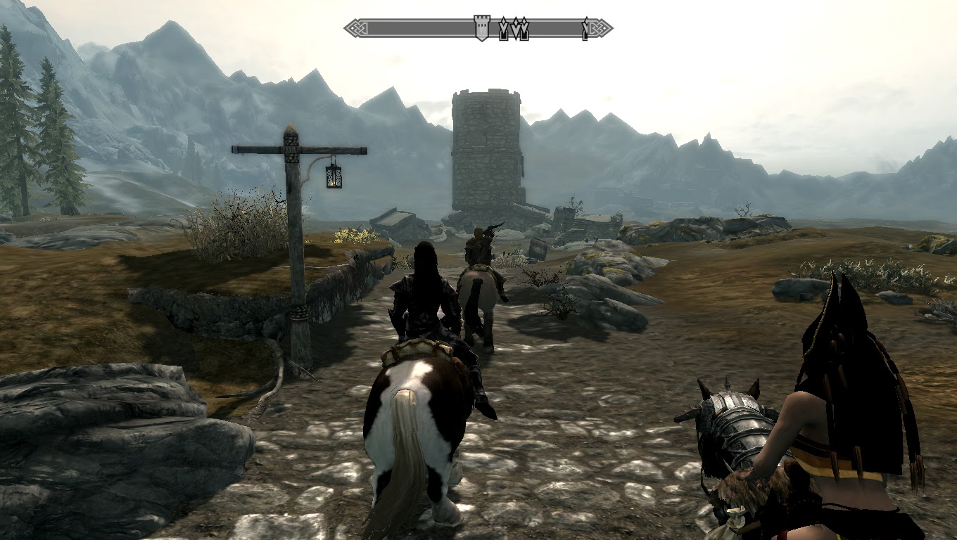 Skyrim Canvas Mounted followers Horse's in skyrim mod by Voidtarget