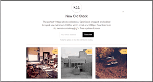 Try New Old Stock, it offers vintage images