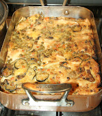 Lasagne with salmone and zucchine