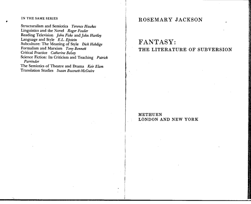 El fantasy como literatura de subversión (example Themes Hive)