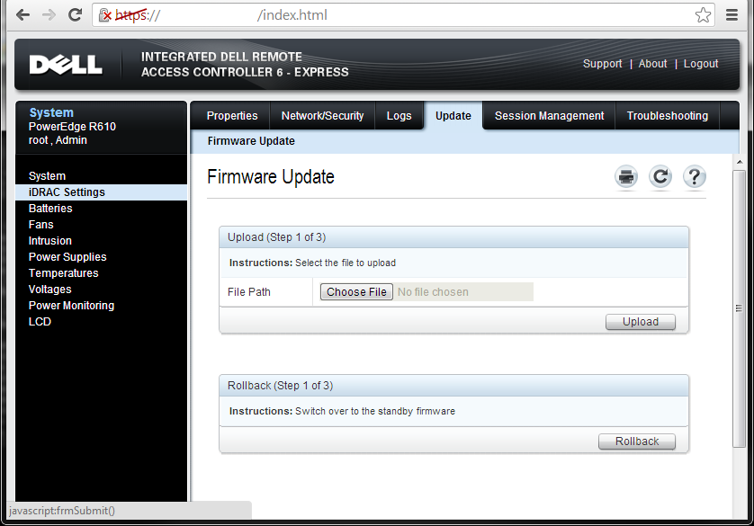 Drew Graybeal Dell PowerEdge R610/R710 Firmware "The updates you are