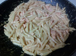 Penne with Smoked Salmon.