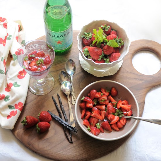 muddled strawberry margarita