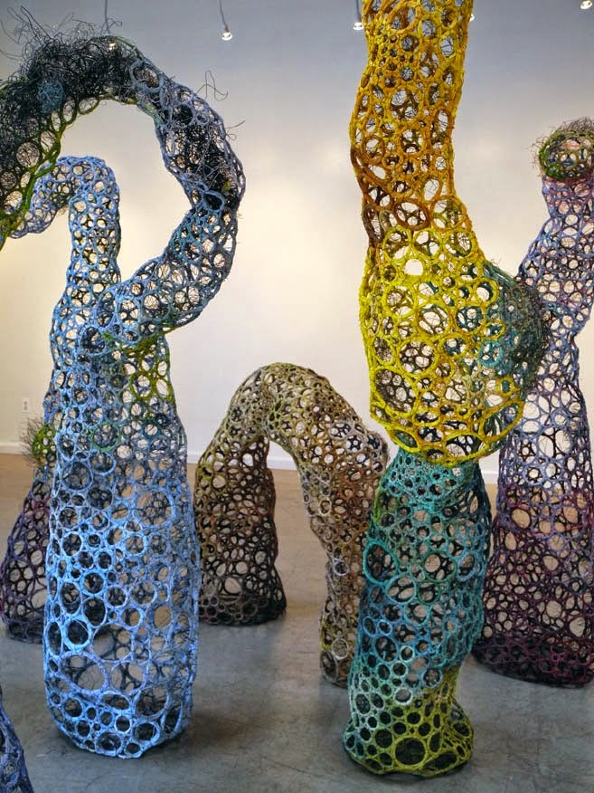 SJL Textiles Apart and /or Together. Look at how to create fabric by