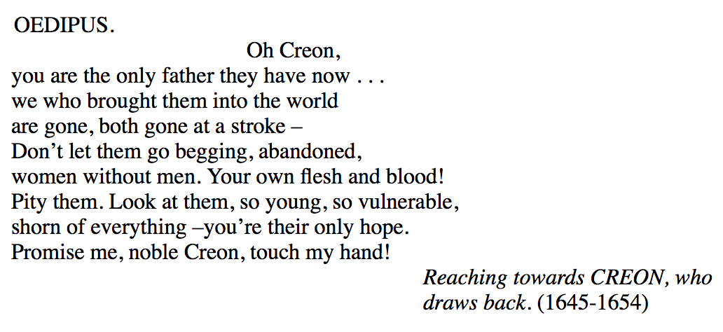 creon and tiresias reading adaptation