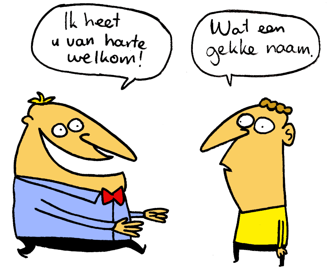 Molkenboer, cartoons en illustraties: Cartoon: Gekke naam