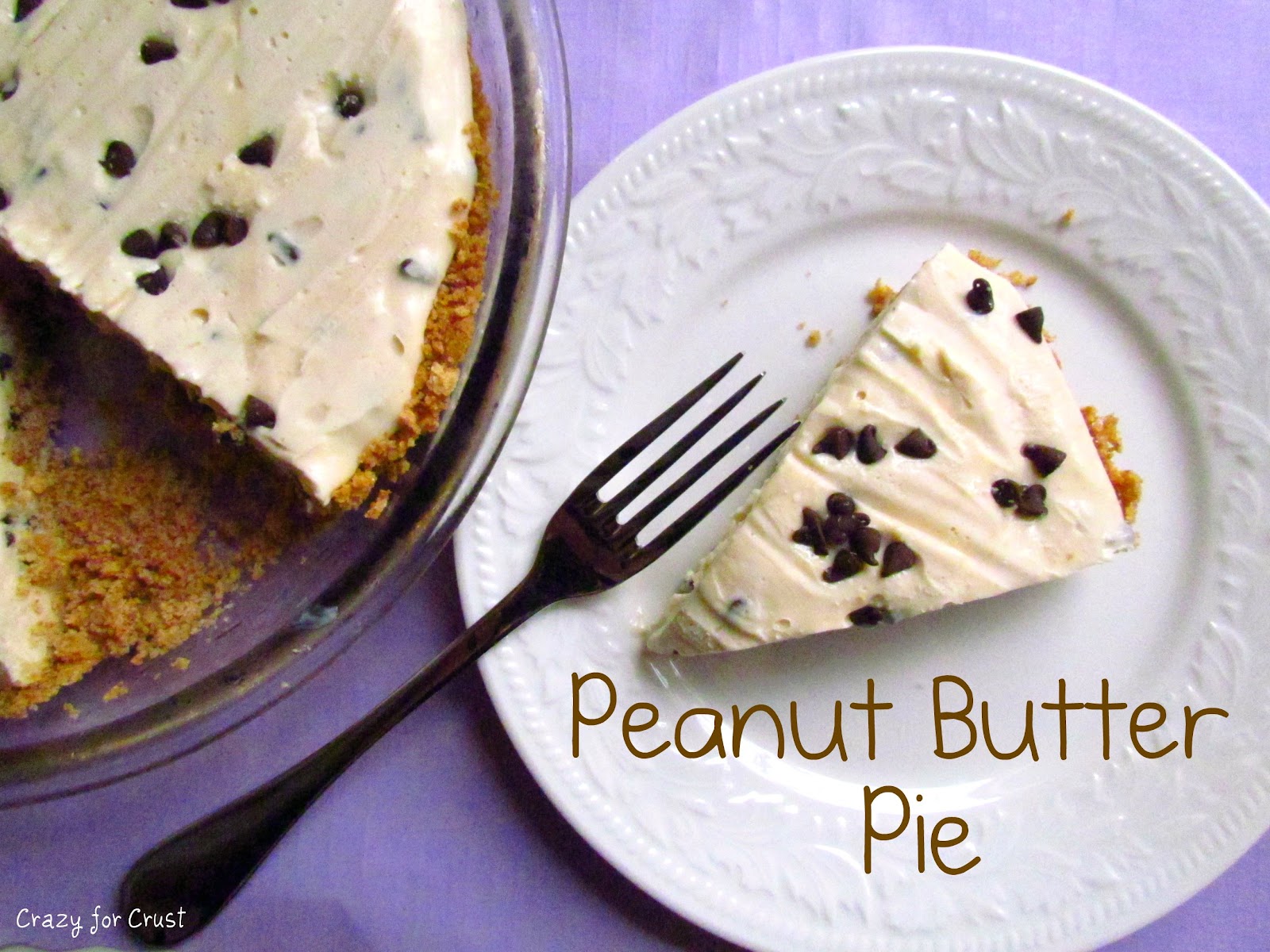 Peanut Butter Pie Crazy for Crust