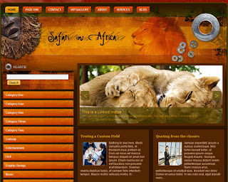 Safari In Africa WordPress Theme