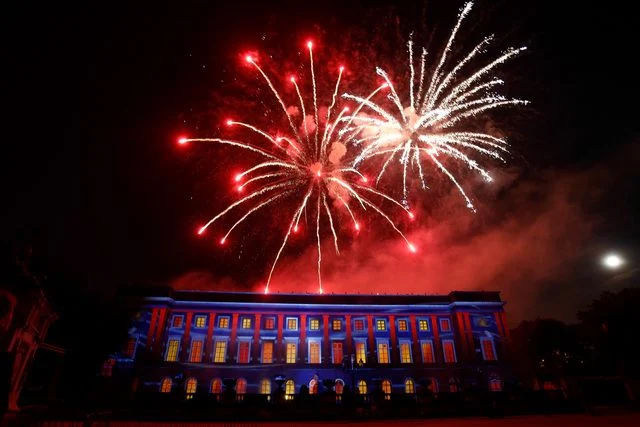  Firework display for The  New King and Queen of Belgium